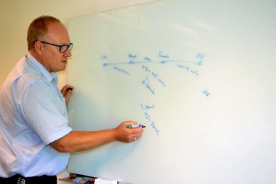 Carsten Brinck har en hel klar gennemgang af, hvad åbningen betyder for hans daglige køretur fra øst til midt ?foto Laila Kempel