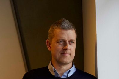 - Det er et privilegium at bo lige rundt om hjørnet fra sin arbejdsplads, siger Anders Gam Privatfoto