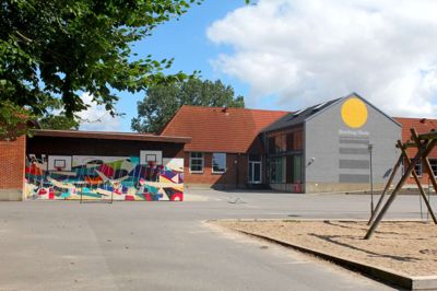 Bording Skole er en af de skoler, der deltager aktivt i Fire-by-samarbejdet. ?Foto: Christian Sjurman
