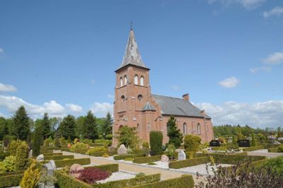 Lokale fra Christianshede og Bording sørger for musikken til kirkejubilæet. Foto: Thomas Vang Nielsen