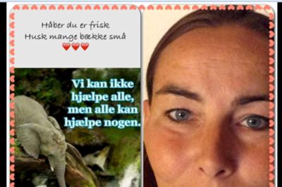 Dette billede lagde Dorthe Gundersen ud som illustration til indsamlingen