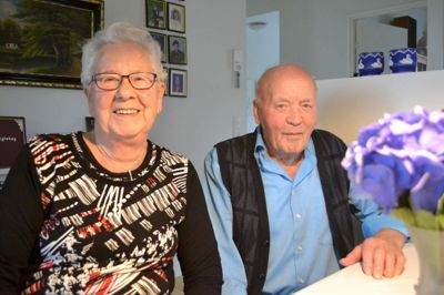 Gerda og Hovard kan torsdag 3. november fejre krondiamantbryllup ?foto Laila Kempel