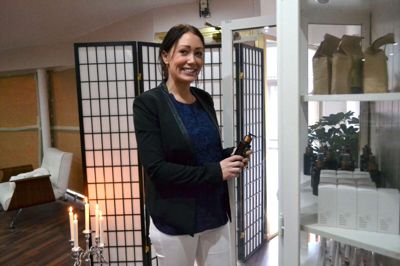 Penille er knapt flyttet ind i lokalerne i Bredgade, men glæder sig til at åbne sin egen skønhedsklinik i nr. 33 ?foto Laila Kempel