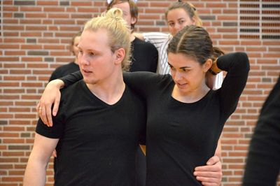 Så øves der dansetrin