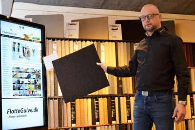 Tommy Oversø med den nye Velcro Pad ?pRESSEFOTO