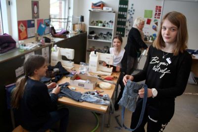 Kloderupmosevang på Engesvang Skole. ?Foto: Rasmus Viuff