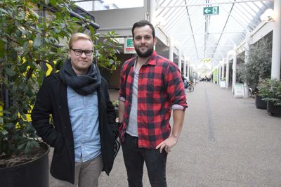 Simon Vangaard, (t.v.), og Benjamin Piechnik, er ved at være klar til fødevaremarked i august. ?Foto: Steen Hebsgaard