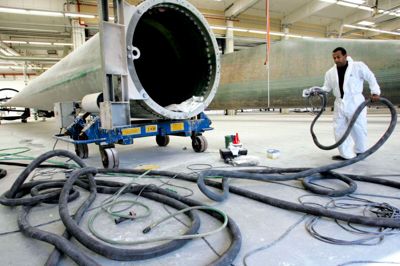 Produktionen hos Siemens Wind Power i Engesvang lukker ned. Foto: Jakob Stigsen Andersen