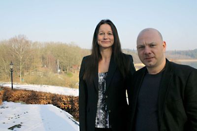 Jette Berg Gaasdal og Rene Andersen, der nu genåbner den smukt beliggende restaurant ?Foto: Kim Kristensen