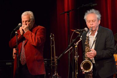 Kim Menzer (tv) og Karsten Vogel - sublime musikere trods alderen ?Foto: Steen Hebsgaard