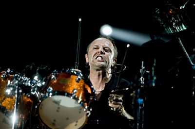 Lars Ulrich og metal-legenderne fra Metallica kommer til Herning. Foto: Polfoto/Anthon Unger