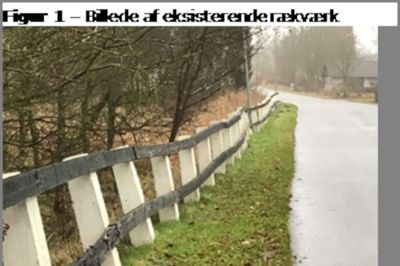 Borgerforeningen i Klode Mølle mener, at det gamle rækværk bør bevares, da det er et historisk kendetegn for området, men udvalg udskifter det med et godkendt autoværn ?Foto: Ikast-Brande Kommune