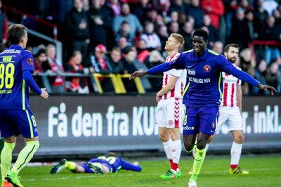 Paul Onuachu fortsattte sin målstime mod SønderjyskE. Foto: Polfoto