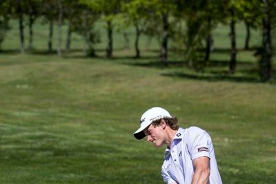 Mads Søgaard fra Ikast Golfklub ligger aktuelt på en delt fjerdeplads ved Danmarks største golfturnering. Foto: Tom Laursen (Arkiv)