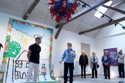 Flemming Rolighed på Kunstpakhuset.