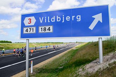 Løberne skulle ikke helt til Vildbjerg. Fotos: Jørn Deleuran