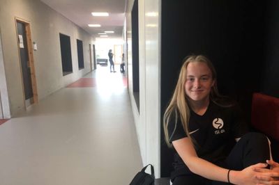 Cecilie Winther Johansen: - Jeg er vild med at spille fodbold, og det har indtil videre været min største inspiration. ?PRIVAT-foto