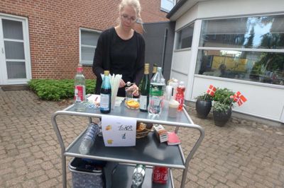 Sommerbaren var åben på Rolighedsparken foto privat