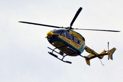 De tre lægebemandede helikoptere med baser i Skive, Billund og Ringsted gik sidste år på vingerne mere end 3500 gange for at hjælpe borgere med akut behov for hjælp. /ritzau/Dresling Jens