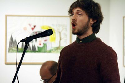 Operaen i Midten optrådte på Brande Bibliotek og i Kunstpakhuset ?Foto: Kim Kristensen