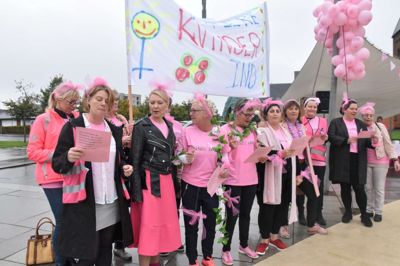 På tværs af partierne stillede kvindelige kandidater op til lyserød lørdag ?Foto: Steen hebsgaard