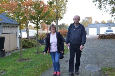 Anne Grethe Lehmann og Jan Kristensen, sekretær og formand i Stadion Alles afdelingsbestyrelse er varme fortalere for den store boligsociale helhedsindsats. Fælles Fremtid på Tværs ?foto: Laila Kempel