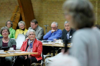 Fra ældre-vælgermødet i Hampen Hallen i november 2013. ?Foto: Flemming Hansen