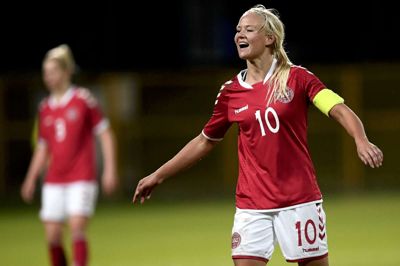 Ifølge fodboldmediet Goal så er verdens bedste kvindelige fodboldspiller dansk, og hun hedder Pernille Harder. /ritzau/Poulsen Lars