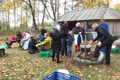 I Grønne Spirer er der fokus på udeliv, natur og miljø samt en grøn og sund hverdagskultur i institutionerne. ?Foto: Privat