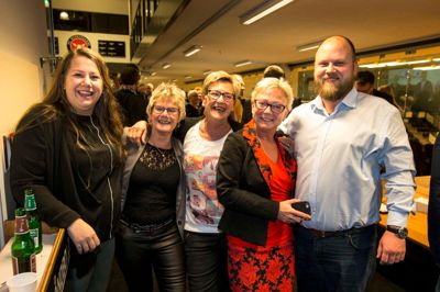Fra en glad aften i den socialdemokratiske lejr. Og nu er posterne fordelt. ?Foto: Tom Laursen
