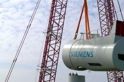 De tre vindmølleparker, som Siemens Gamesa skal levere til, udgør en samlet investering på 13 milliarder kroner. ?Foto: Pr-foto