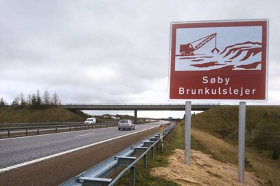 Nye skilte vider vej til mueet. ?Foto: Privat