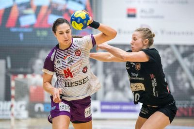 Louise Burgaard og resten af FCM-holdet lavede alt for mange fejl, og det straffede ligaens tophånd, København, og vandt 23-21. Foto: Anders Kjærbye/Ritzau Scanpix
