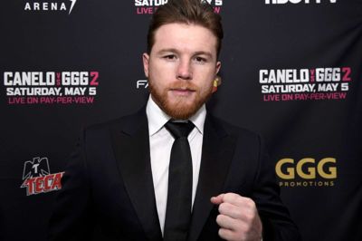 Scanpix/Kevork Djansezian/arkiv. Saul "Canelo" Álvarez skal efter planen bokse med Gennady Golovkin 5. maj.