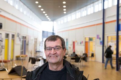 Jørgen Donslund og resten af Ungdomsskolen i Ikast er ved at flytte fra Østre Skole til 10. klasses centret. ?Foto: Tom Laursen