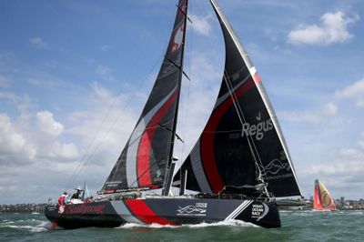 Scanpix/Michael Bradley. Team Sun Hung Kai/Scallywag var på vej fra Auckland til Itajai, da ulykken indtraf.