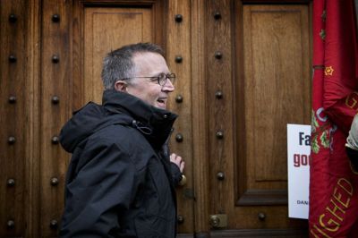 Timelange forhandlinger mellem topforhandlerne på det kommunale område endte onsdag igen uden resultat. De kommunalt ansattes topforhandler, Danmarks Lærerforenings formand, Anders Bondo Christensen, kalder situationen træls. Foto: Scanpix/Liselotte Sabroe/arkiv