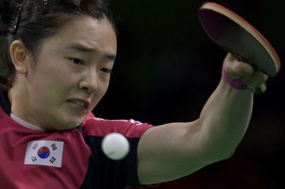 Scanpix/Juan Mabromata / arkiv. Jeon Jihee og resten af Sydkoreas VM-hold bliver slået sammen med Nordkorea midt under VM i Halmstad.