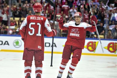 Frans Nielsen sammenligner kampen mod Letland med en afgørende kamp NHL-slutspillet. Foto: Scanpix/Henning Bagger