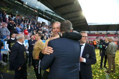 Jess Thorup - lettet og tilfreds. Foto: Tom Laursen