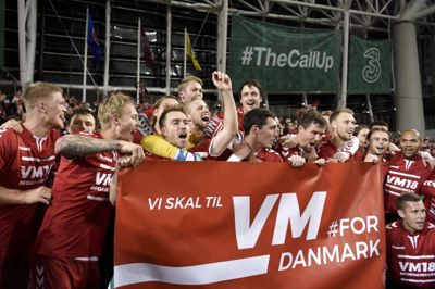 Ikke kun fodboldlandsholdets spillere, men også Udenrigsministeriet og dansk politi vil gøre deres til, at de medrejsende fans får så godt et VM som muligt. Liselotte Sabroe/Ritzau Scanpix