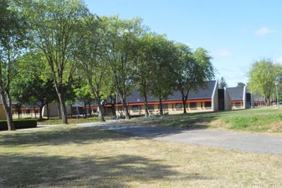 Det er her, at Brandes kommende skole skal ligge. Efter den overordnede plan vil det dog først ske i 2021. Inden da er der en masse åplanlægning, der skial falde på plads. Blandt andet skal boprgerne i Brande og andre interessanter høres. ?Foto: Flemming Thulstrup