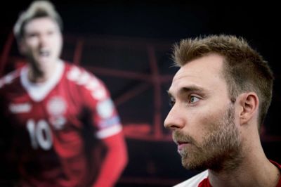 Christian Eriksen bliver i australske medier omtalt som Danmarks stjerne og magikeren. Foto: Liselotte Sabroe/Ritzau Scanpix
