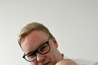 Dansk Folkepartis Simon Vanggaard Nielsen tager barsel i august for at være sammen med lille Ane. ?Foto: Laila Kempel
