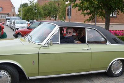 Bent Damsgaard på tur i sin Ford. ?Foto: Laila Kempel