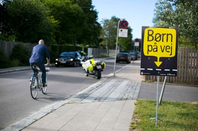 I disse dage er der masser af nye og usikre trafikanter i trafikken i forbindelse med skolestarten. ?Privatfoto