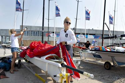 Henning Bagger/Ritzau Scanpix. Katja Salskov-Iversen og Jena Mai Hansen kan stadig vinde VM-medaljer.