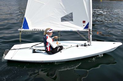 Henning Bagger/Ritzau Scanpix. Anne-Marie Rindom måtte se gulddrømmen smuldre ved torsdagens sejladser.