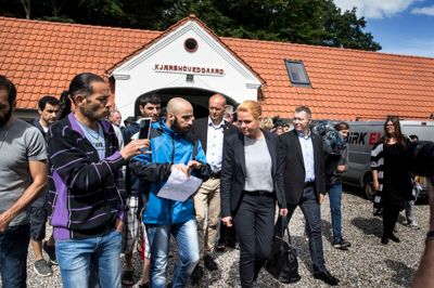 Udlændinge-, integrations- og boligminister Inger Støjberg har flere gange besøgt Udrejsecenter Kærshovedgård. ?Foto: Tom Laursen