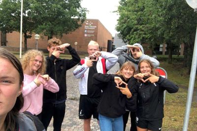 De nye elever ankom i weekenden og var på rundtur til uddannelses-institutionerne. ??Foto: Privat
